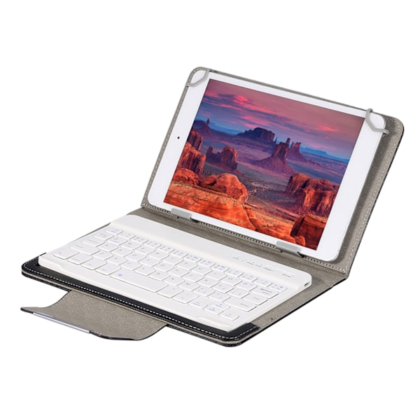 7'' surfplatta bärbar dator universell PU skyddande fodral lock   Bluetooth tangentbord för Android IOsWIN