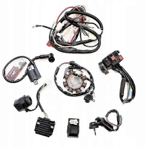 Installation af Quad ATV 200 250 Ful elektrisk ledningsnet