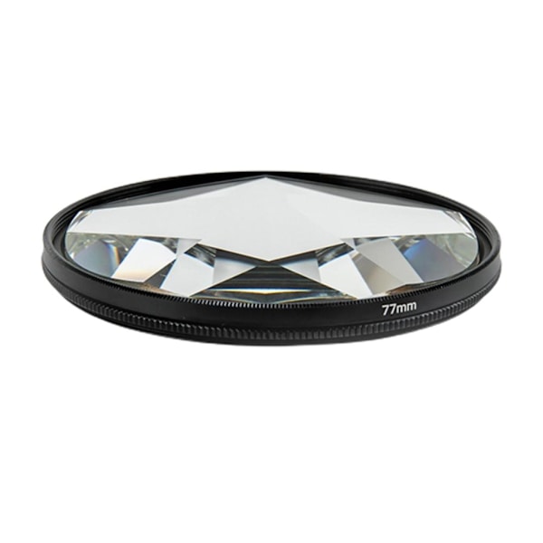77MM Glas Kalejdoskop Pentaprisma Kamerafilter Tillbehör Fotografering Rekvisita