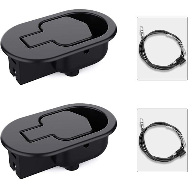 Uppgraderingskit för Fåtöljer, Hållbart Fåtöljhandtag med Flexibel Anslutning för Enkel Installation, Senaste Designen med Fjäder till Kabelände, Zinklegering