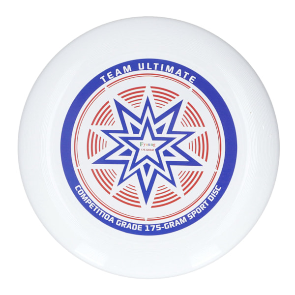 Tävlingsfrisbee för fritidsspel, aerodynamiskt utformad för längre kast och överlägsen stabilitet, precisionskonstruktion, USA Ultimate-godkänd för