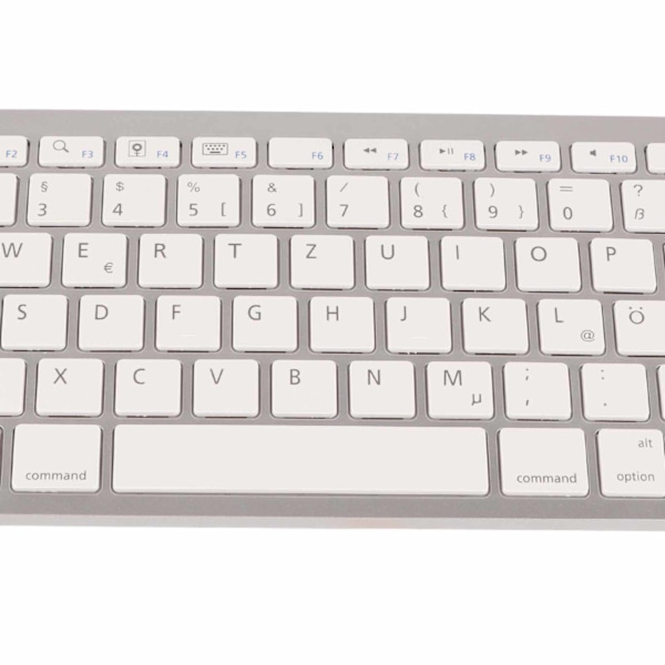 Trådløst tastatur, bærbart, universelt, slankt, stille, trådløst Bluetooth-tastatur, tysk tastatur for IOS, Android og Windows