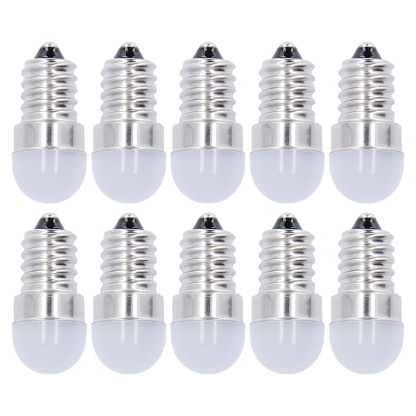 10 st E14-lampor energibesparande varmvitt ljus LED-smålampor f