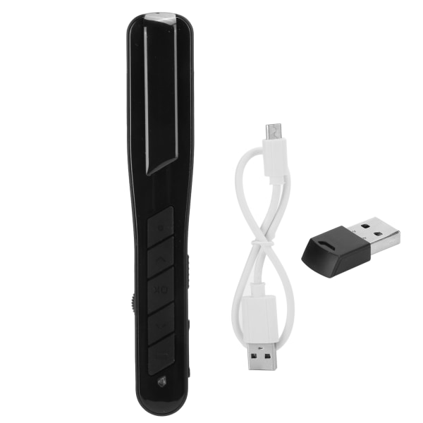 2.4GHZ Trådlös Fjärrkontroll PowerPoint Presentation Clicker Presenter Pen USB-mottagare
