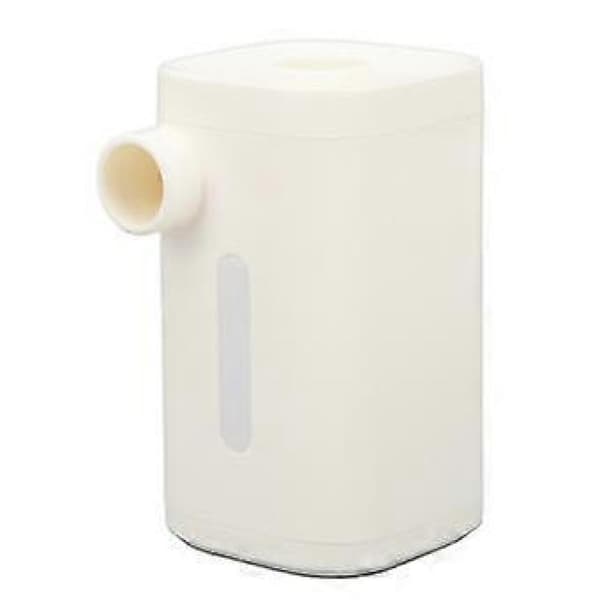 4000mAh Bærbar Mini Luftpumpe med 4 Dyser - Hvid