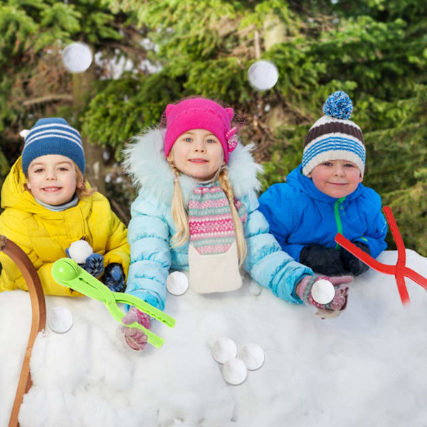 Flexibel Snöbollsmaskin, Snabb Snöbollsformning Giftfri Plast För Säker Vinterlek