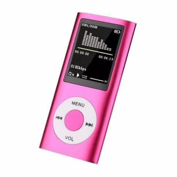 MP3-spelare, bärbar digital ljudenhet med lång batteritid, stöder spellistor, stöder avstängningstimer, lättanvänd musikspelare