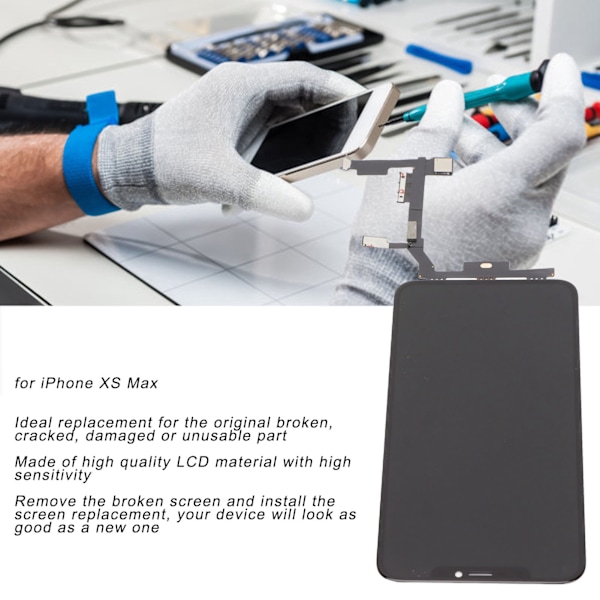 Mobiltelefon Display Hovedskjerm Reparasjonsdeler LCD Touch Screen for IPhone XS Max