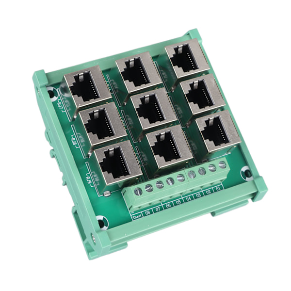 9-vägs buss-kort stabil överföring högeffektiv kompakt design terminal block breakout-kort för utrustning