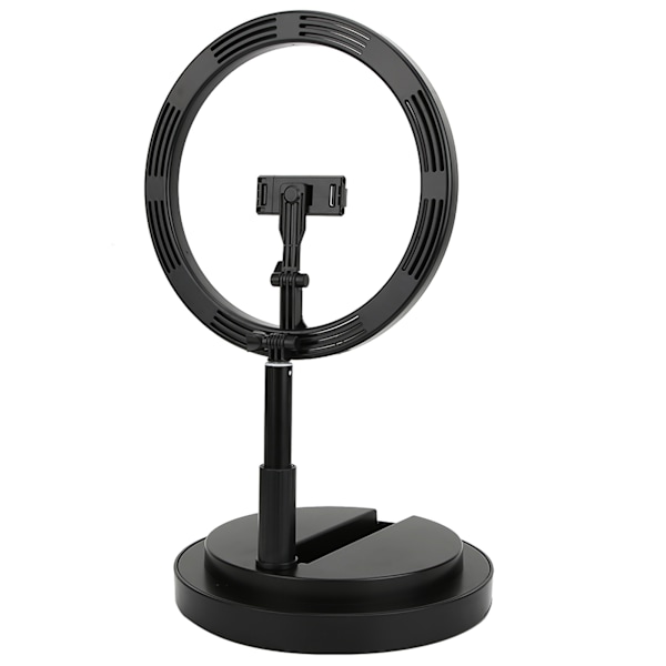 3500-6000K Justerbar USB Fyllnadsljusstativ Vikbart Fäste för Livestreaming Vlog Svart