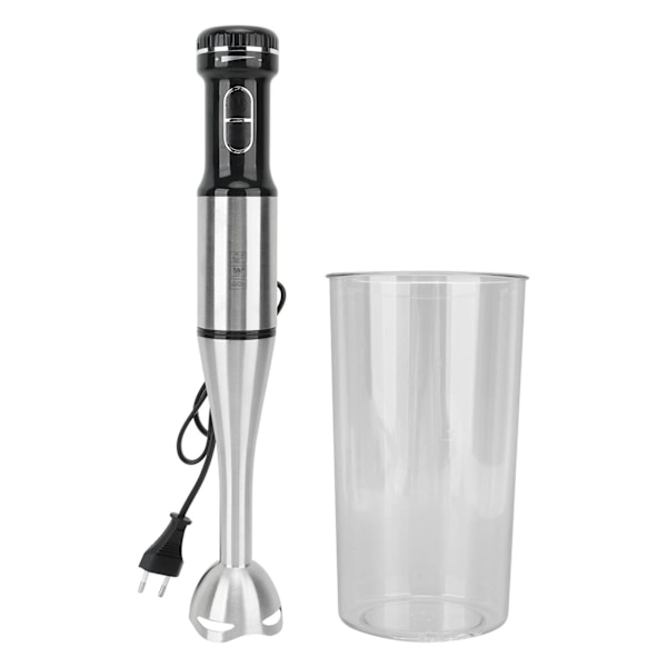 Handmixer 1000W Hårdhet i rostfritt stål Blad Mini Handhållen Elektrisk Mixer EU-kontakt 220V