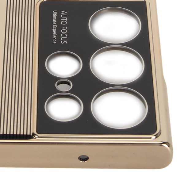 Vintage Mobiltelefon Cover Plating Ramme Klar Tekstur Check Design PU Læder Telefon Etui til S23Ultra