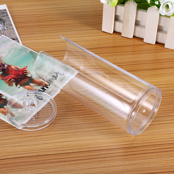 Akryl Makeup Bomuldspuder Æske Etuier Kosmetik Organizer Opbevaringsbeholder