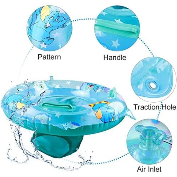 Uppgraderad Säkerhet Babybadring, Uppblåsbar Baby Pool Badring För Småbarns Simskoj, Dubbeldäckad Luftkammare, Babysäkert Material, Perfekt För Sommaren