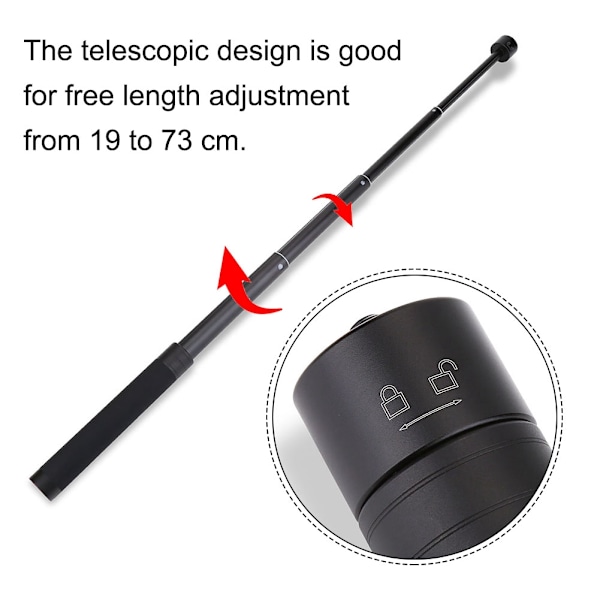 Säädettävä jatkotanko Teleskooppivarsi Monopod Feiyu G5 WG2 SPG Stabilisaattoriin