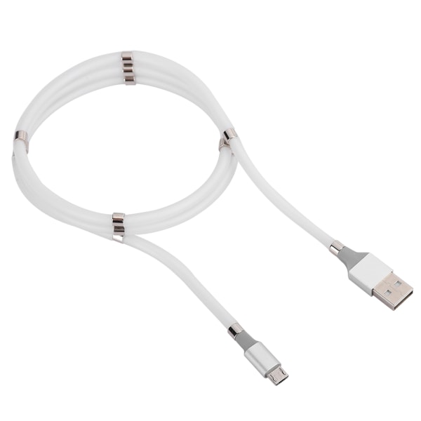 1m/3,3ft magnetisk absorption mjuk datakabel bärbar Micro Usb snabbladdningskabel