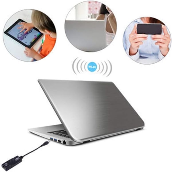 Ethernetadapter, Vikbar och Portabel Design Usb 3.0 Till Rj45 Gigabit För Suverän Stabilitet och Otrolig Prestanda, Stöder Windows 10, 8.1, Mac