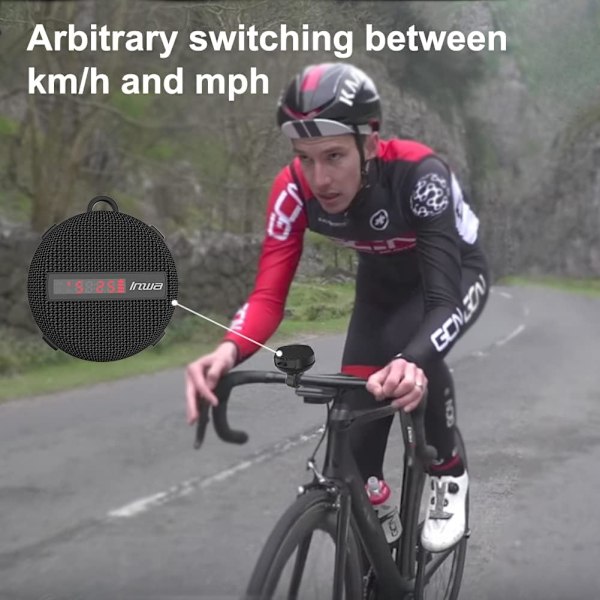 Portabel Bluetooth-högtalare med handsfree-funktion, högupplöst surroundljud för äkta stereosammankoppling, kompakt trådlös cykel