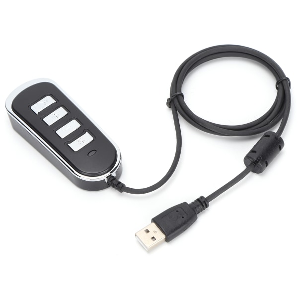 Puhelinkeskuksen kuulokemikrofonin sovitin, langallinen 3,5 mm naaras - USB uros