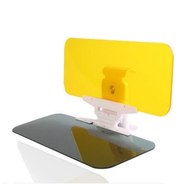 Glow Shield, Bländskydd för oavbruten körning dag och natt, Solskydd Anti-UV Block Icke-bländande glasögon, Universell storlek Fingeravtrycksresistent