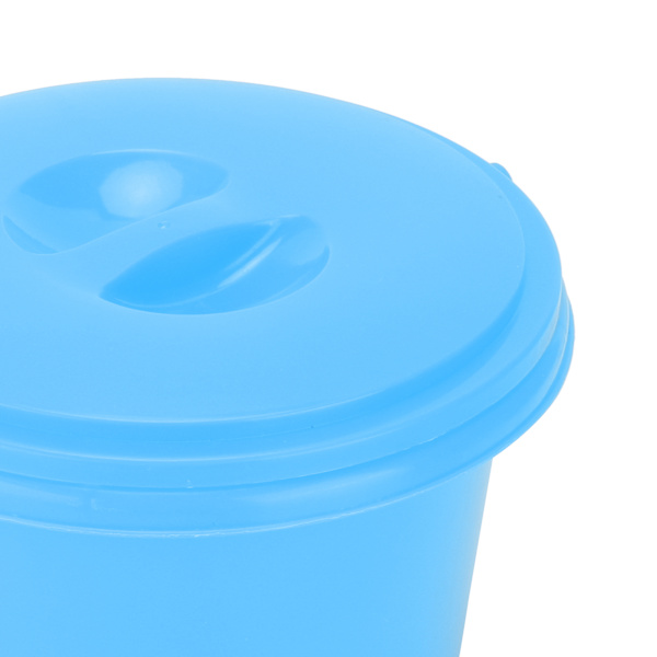 Multifunktion Maling Pensel Tub Plast 2 Rum Skovl med Paletter til Farveblanding (YJ004 Blå)