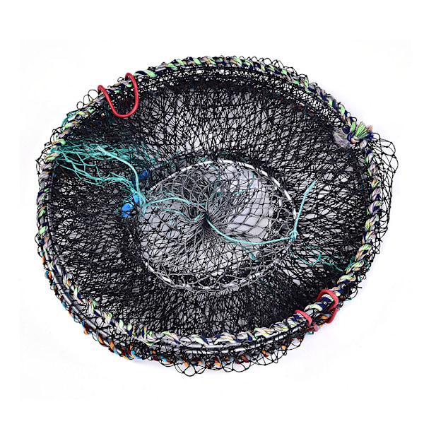 Hopfällbar hummer kräftor krabba kräftor räkor fiskfälla bur fiskenät (25cm)