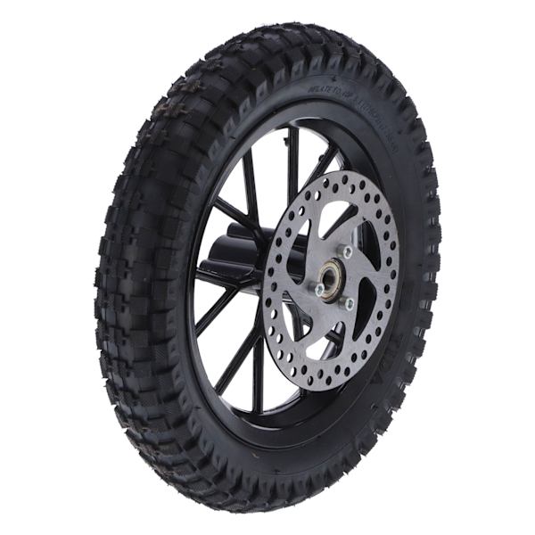 Gummi forhjul dæk 12.5x2.75in skivebremse kædekrans bolte til 47cc 49cc 2-takts mini crossmotorcykel
