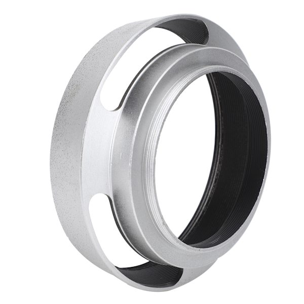 2 st Aluminiumlegering ihålig linshuv 39 mm för Leica-kamera silver