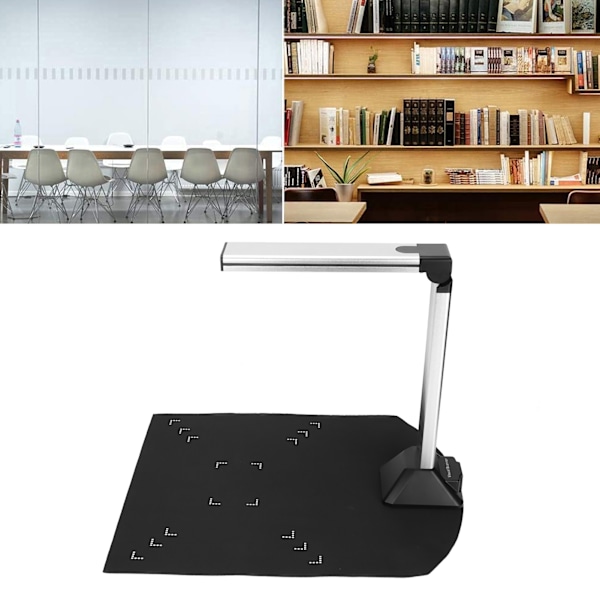 Dokumentkamera A4 OCR-teknik 5MP högupplöst autofokus bärbar USB-dokumentkamera skanner
