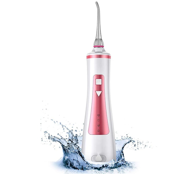 IPX7 Vattentät Vattenflosser för Tandrengöring, Anpassningsbara Lägen Oral Irrigator, Uppladdningsbart Batteri, Ergonomisk Design, Specialiserad