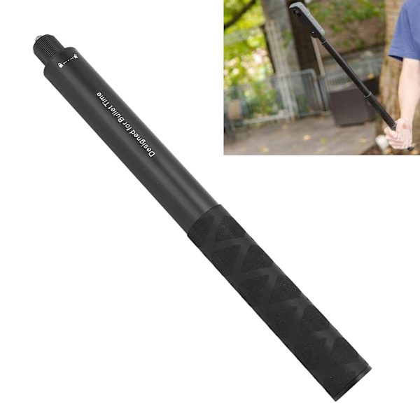 1,1 m usynlig selfiepind i aluminiumlegering, 5-delt selfiepind til Insta360 X3 ONE RS GO 2 ONE X2-serie actionkameraer