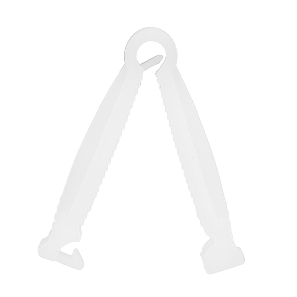Hemostatiska material för födsel för smågrisar, engångs navelsträngsklämma, 100 st/förpackning, plastmaterial, halkfri sågtand, lätt att applicera
