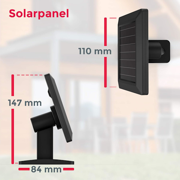 Rörelseaktiverad belysning, solcellsdriven LED-säkerhetslampa med kallvitt 6500K sken för ökad säkerhet utomhus