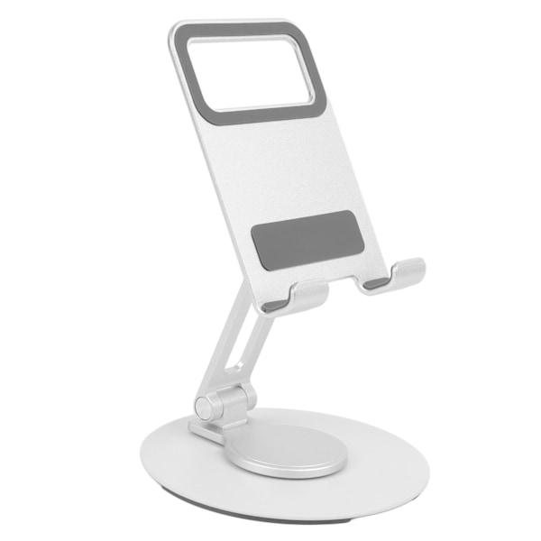 Mobiltelefonstativ i aluminiumlegering, 360 graders rotasjon, justerbar skrivebordsstativ for telefon, til hjem, sovesal og kontor
