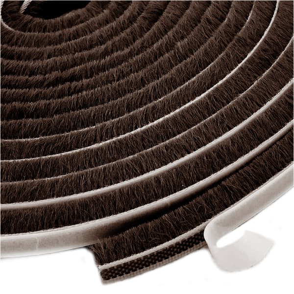 Brush Weather Stripping, High Density Felt Draft Excluder for