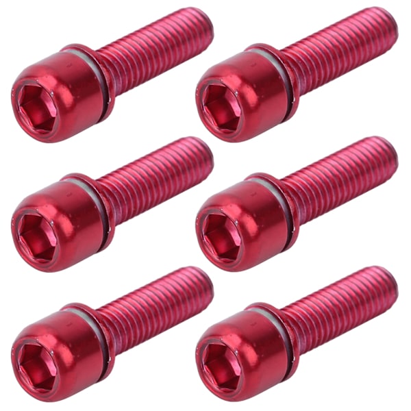 M5x18mm Pyörän ohjaustangon ruuvipultti välikkeellä Teräs Pyörän ohjaustangon osat Punainen