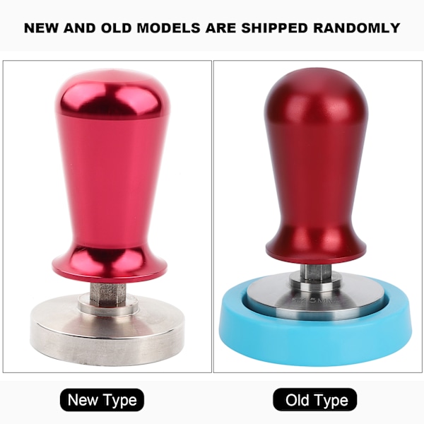Innovativ Espresso Tamper för Kaffeälskare, Manuell Kaffebönpress med Fjäderassisterad Funktion, Rostfritt Stålkonstruktion för Säkerhet,