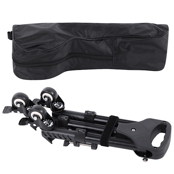 Kingjoy VX-600 Fällbar Tripod Dolly 3 Hjul Stativ Pulley Bas Universal Kamera