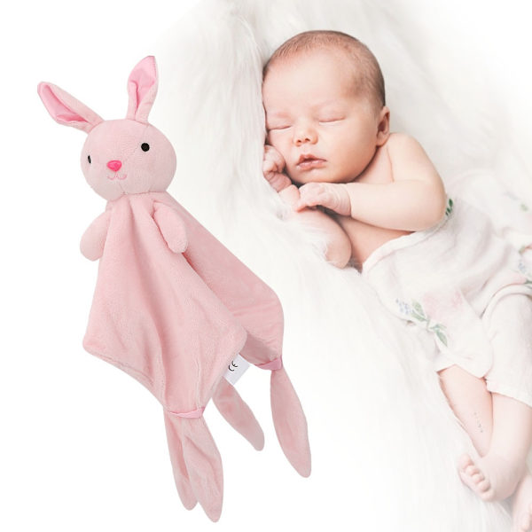 Baby Säkerhet Handduk Lugna Spädbarn Cartoon Animal Doll Leksak för Tod