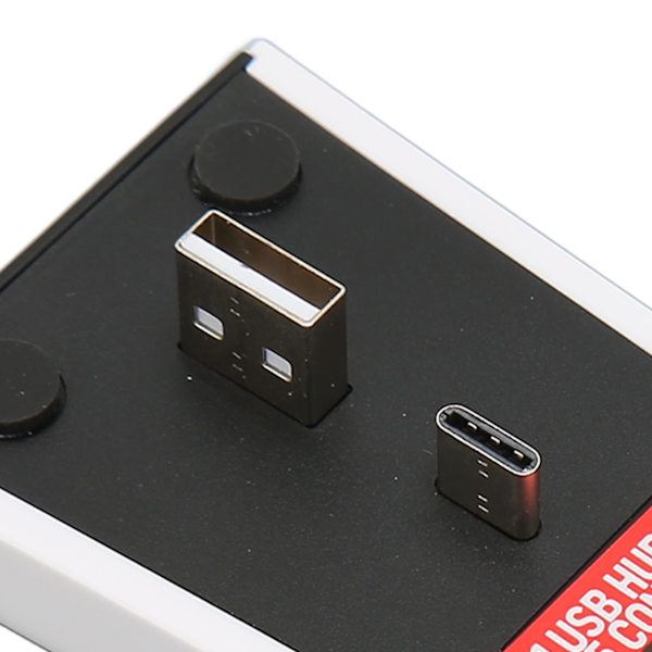 5-ports USB höghastighets expansionshub 4x USB 2.0 1x USB snabbladdningsport 1x USB C Plug and Play USB-hub för PS5