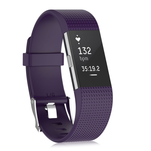 Til Fitbit Charge 2 Band, Justerbar Udskiftning Blød Silikone