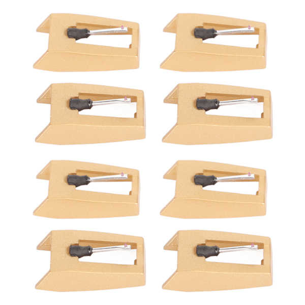 8-pack ersättningsnål för skivspelare, grammofonstift för Victrola, Crosley, ION och Jenson