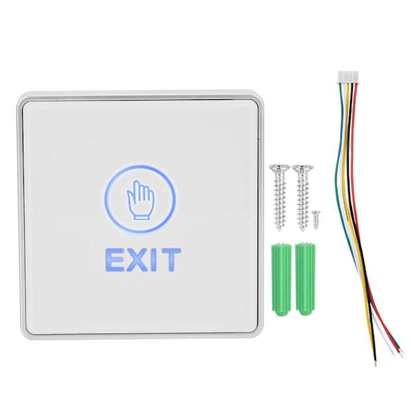 Touch Sensor Dörråtkomstkontroll System Switch Hem Säkerhet Lås Upp Avsluta Knapp