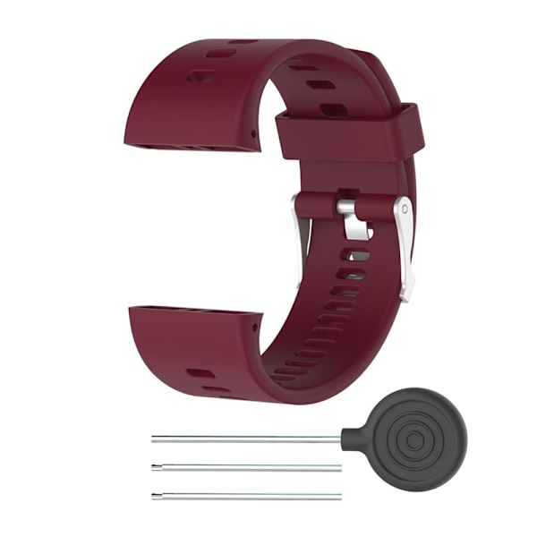 TPE-reim for håndleddet til POLAR V800 Smart Watch (vinrød)
