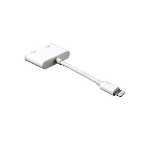 iPhone SD-kortläsare med Lightning-kontakt, Multipurpose Media Adapter för snabbladdning