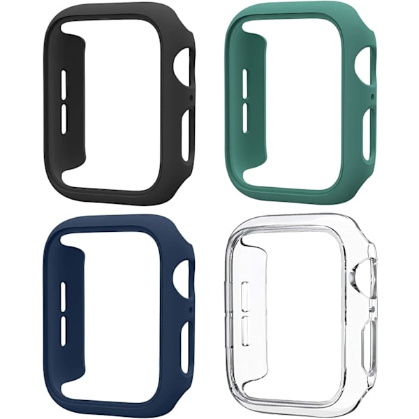 4 stk. Kompatibel med Apple Watch-etui 44 mm Serie 6 5 4 Se, H