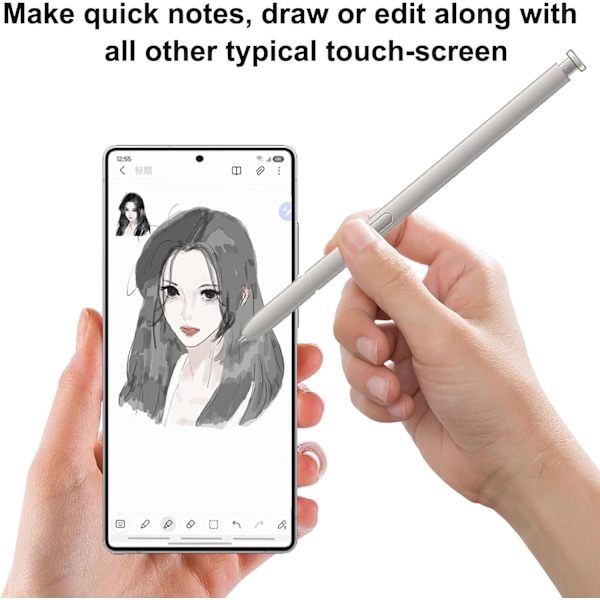 Galaxy Note 10 Penna Ersättning Stylus Touch S Pen, Perfekt Ersättning för De Flesta Pekskärmsenheter Inklusive Ipad, Idealisk för Studenter och