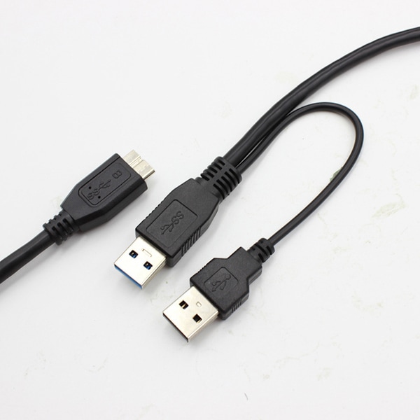 USB 3.0 SuperSpeed Micro USB-kabel för surfplattakompatibilitet, förbättrat strömflöde genom intern PVC-isolering (universell kompatibilitet)