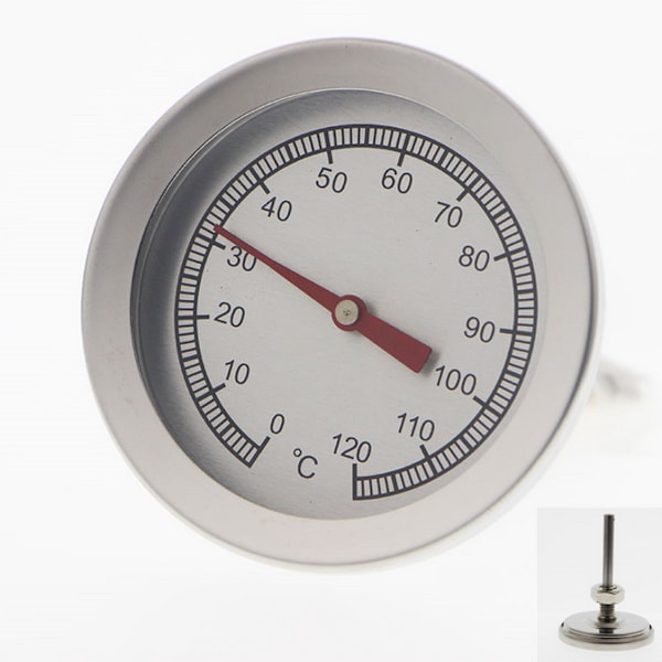 Träugns termometer / pizzaugn / stenugn / 400°C / 30 cmAnalog, bimetallisk.