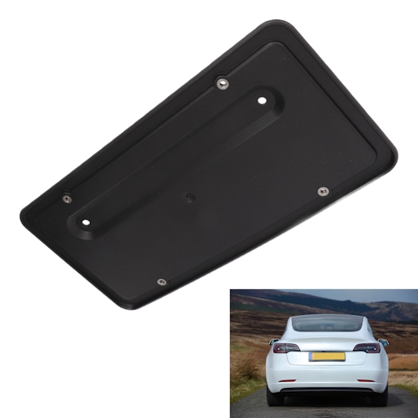Bakre registreringsskyltsfäste 109684400B Ersättning för Tesla Model 3 2017‑2023